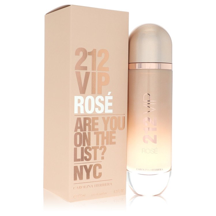 212 Vip Rose Eau De Parfum Spray By Carolina Herrera for Women 4.2 oz