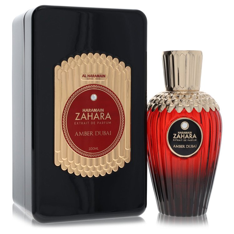 Al Haramain Zahara Amber Dubai Extrait De Parfum Spray By Al Haramain for Men 3.33 oz