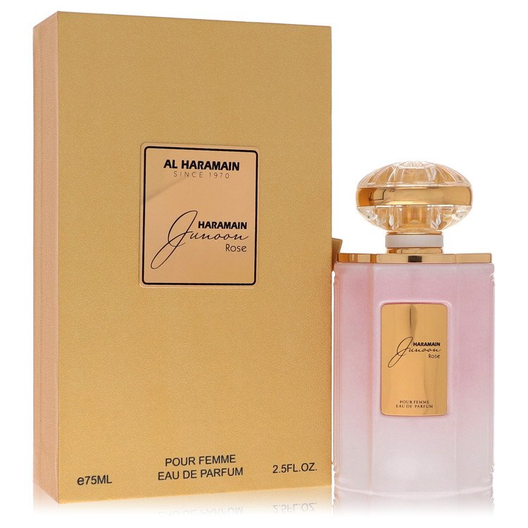 Al Haramain Junoon Rose Perfume By Al Haramain Eau De Parfum Spray for Women 2.5 oz
