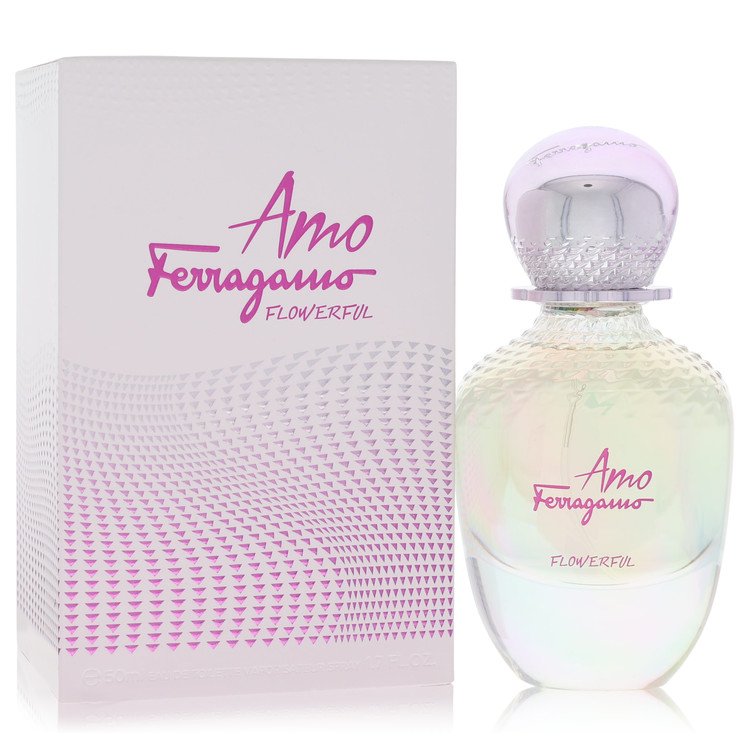 Amo Ferragamo Flowerful Eau De Toilette Spray By Salvatore Ferragamo for Women 1.7 oz