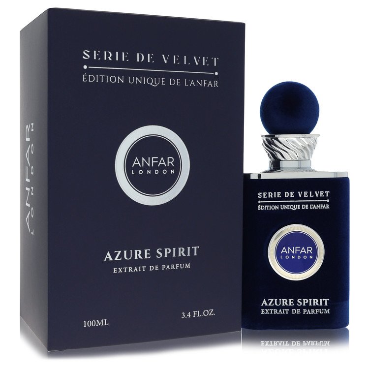 Anfar London Azure Spirit Extrait De Parfum Spray By Anfar for Men 3.4 oz