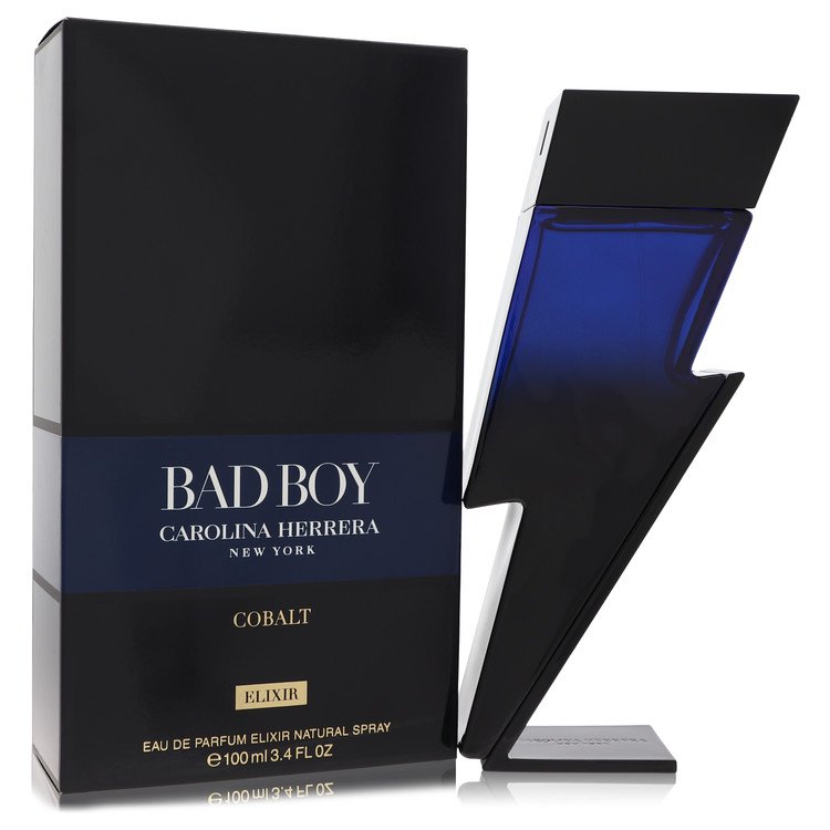 Bad Boy Cobalt Elixir Cologne By Carolina Herrera Eau De Parfum Spray for Men 3.4 oz