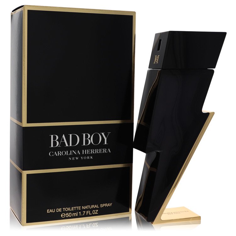 Bad Boy Eau De Toilette Spray By Carolina Herrera 1.7 oz