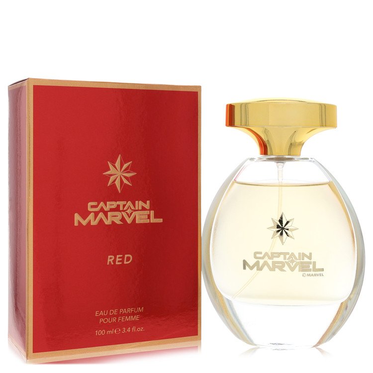Captain Marvel Red Eau De Parfum Spray By Marvel for Women 3.4 oz