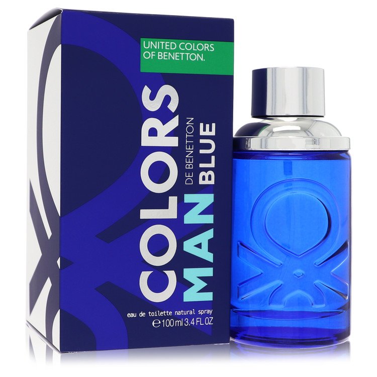 Colors De Benetton Blue Eau De Toilette Spray By Benetton for Men 3.4 oz