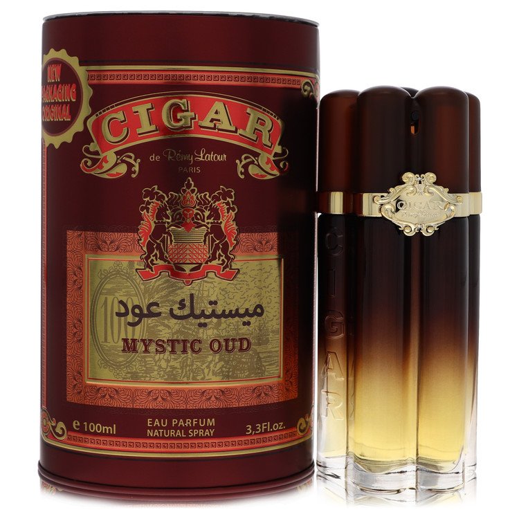 Cigar Mystic Oud Cologne By Remy Latour Eau De Parfum Spray for Men 3.3 oz