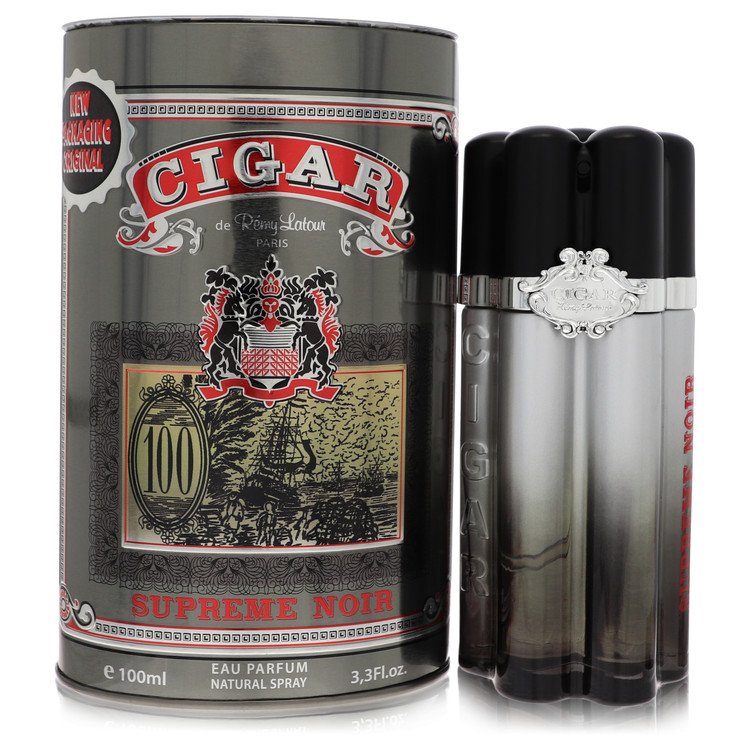 Cigar Supreme Noir Cologne By Remy Latour Eau De Parfum Spray for Men 3.3 oz