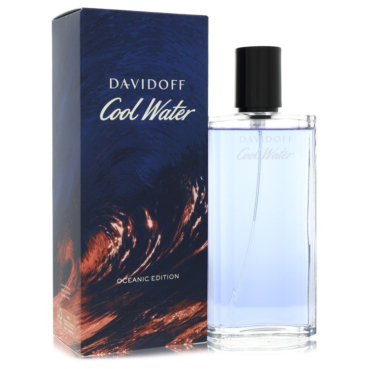 Cool Water Oceanic Eau De Toilette Spray By Davidoff for Men 4.2 oz