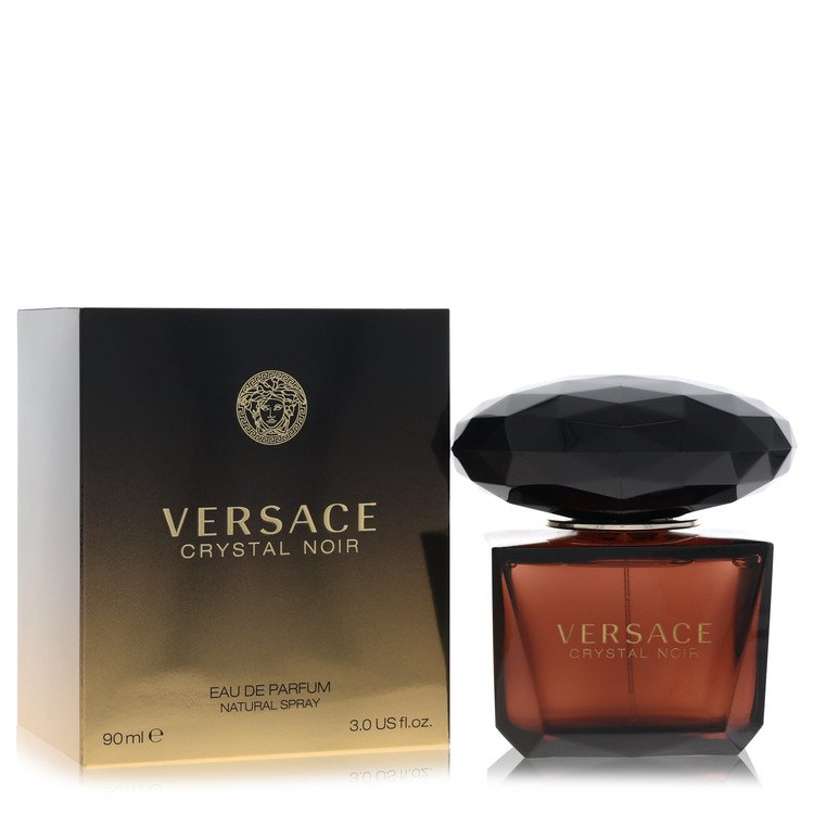 Crystal Noir Eau De Parfum Spray By Versace for Women 3 oz