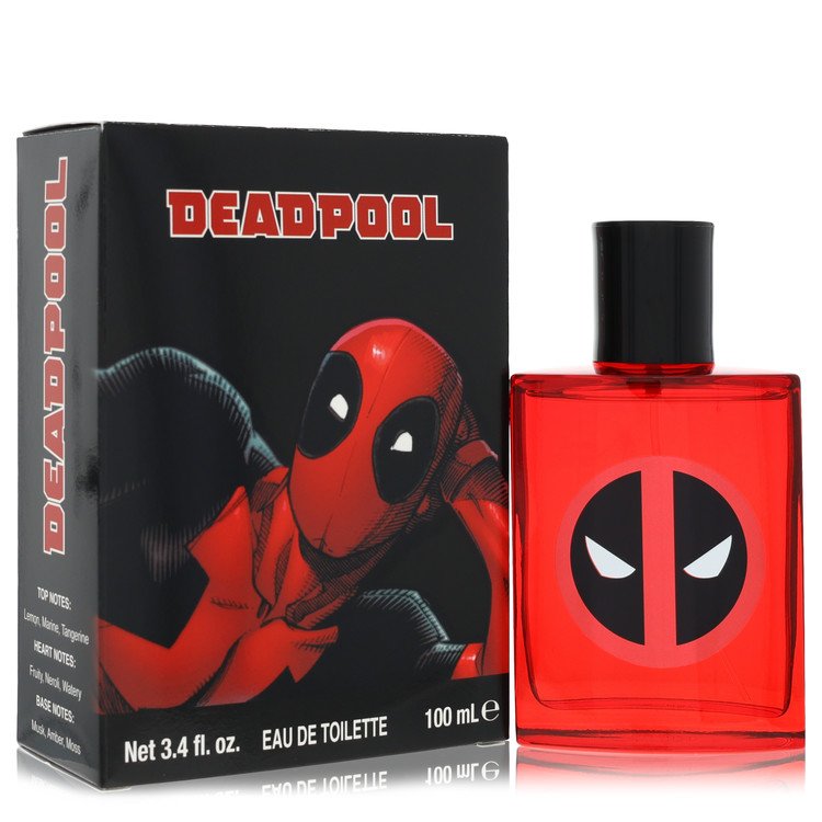 Deadpool Eau De Toilette Spray By Marvel for Men 3.4 oz