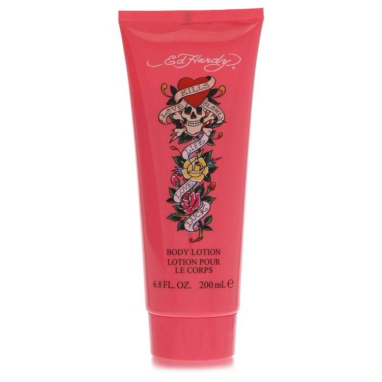 Ed Hardy Body Lotion By Christian Audigier for Women 6.8 oz