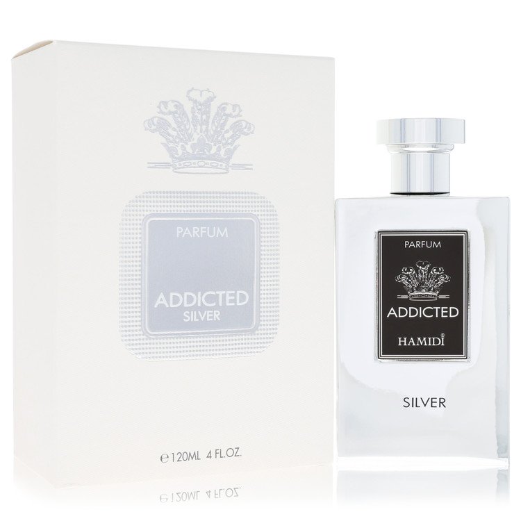 Hamidi Addicted Silver Parfum Spray By Hamidi 4 oz for Men