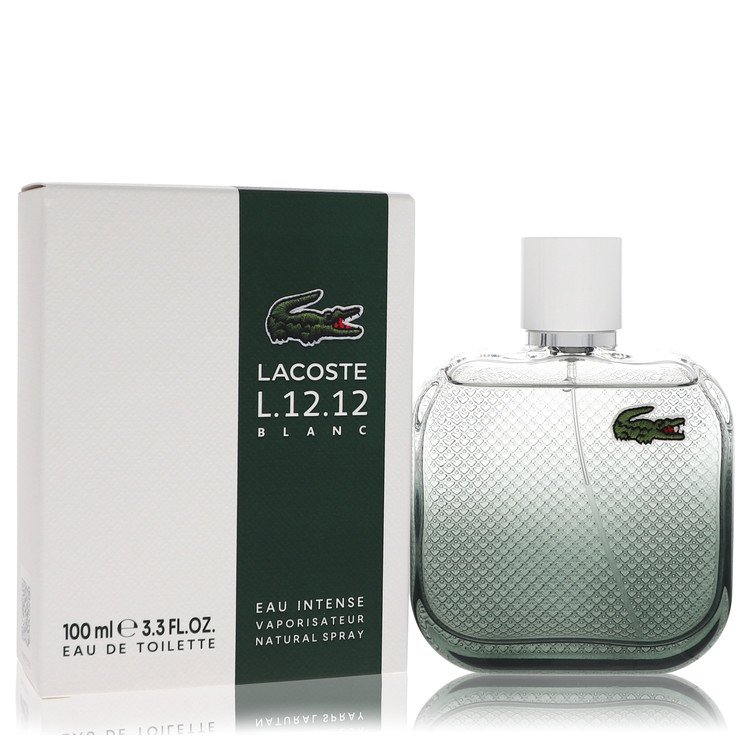 Lacoste Eau De Lacoste L.12.12 Blanc Eau Intense Cologne By Lacoste Eau De Toilette Spray for Men 3.3 oz