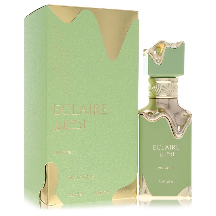 Lattafa Eclaire Pistache Eau De Parfum Spray (Unisex) By Lattafa for Women 3.4 oz