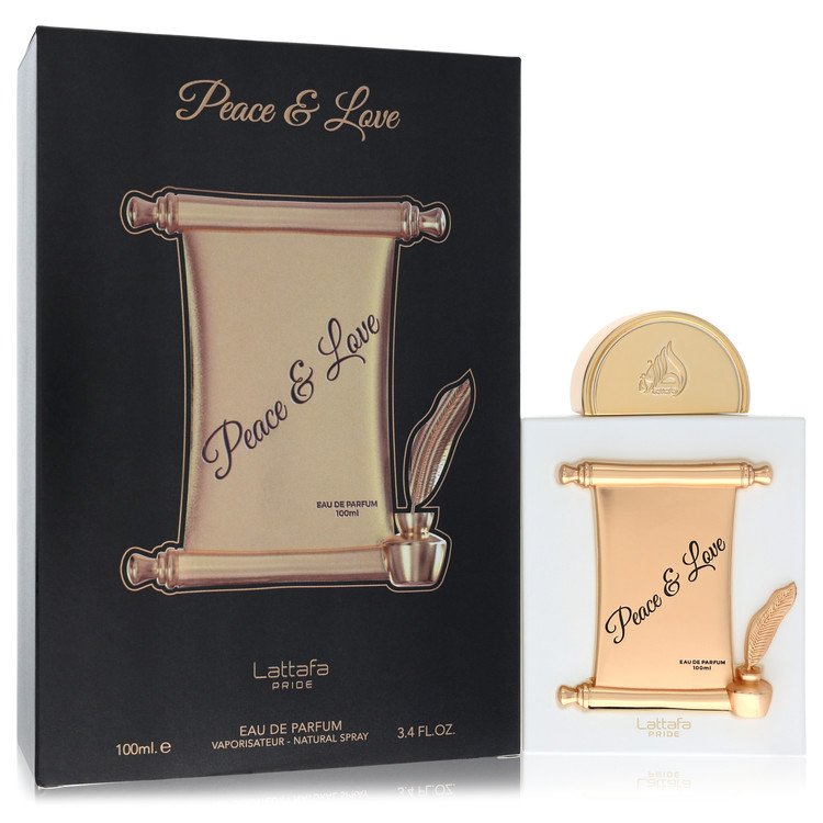 Lattafa Peace & Love Eau De Parfum Spray (Unisex) By Lattafa for Men 3.4 oz