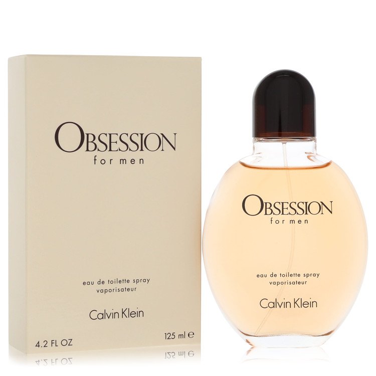 Obsession Eau De Toilette Spray By Calvin Klein for Men 4.2 oz