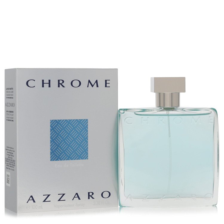 Chrome Eau De Toilette Spray By Azzaro for Men 3.4 oz