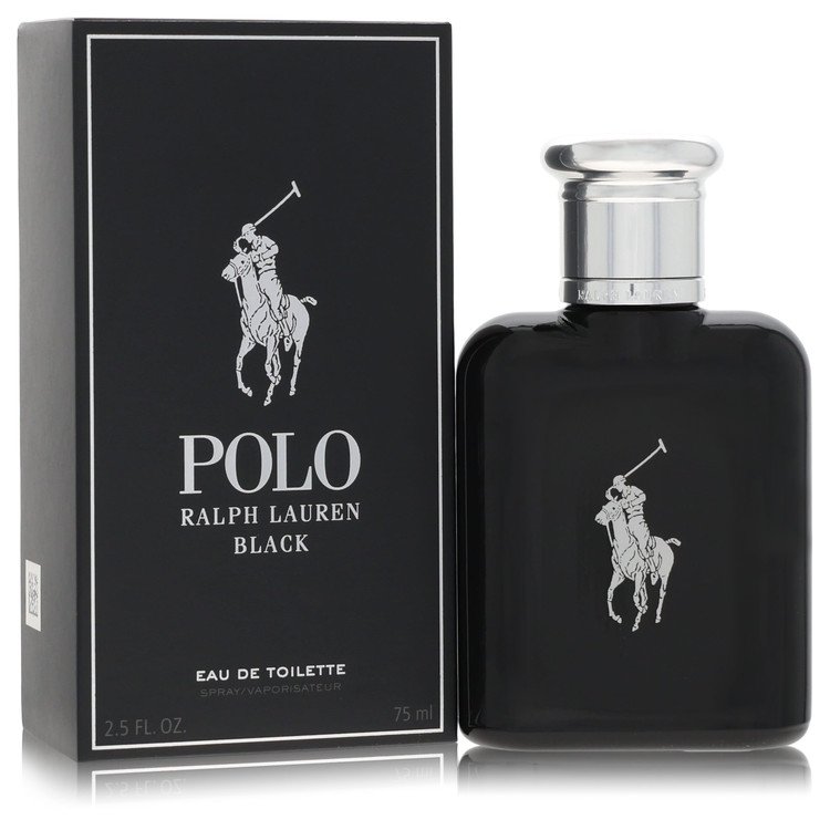 Polo Black Eau De Toilette Spray By Ralph Lauren for Men 2.5 oz