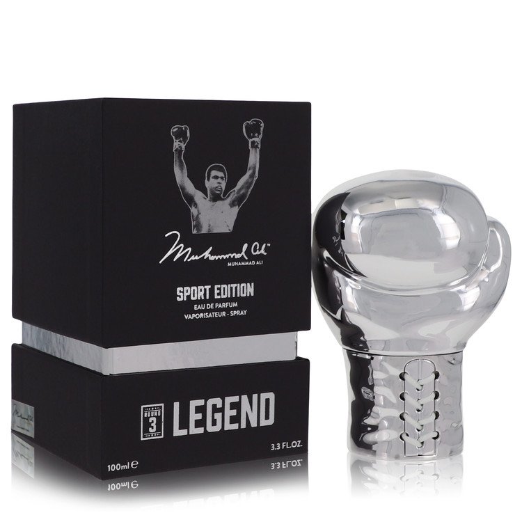 Muhammad Ali Legend Round 3 Cologne By Muhammad Ali Eau De Parfum Spray (Sport Edition) for Men 3.3 oz
