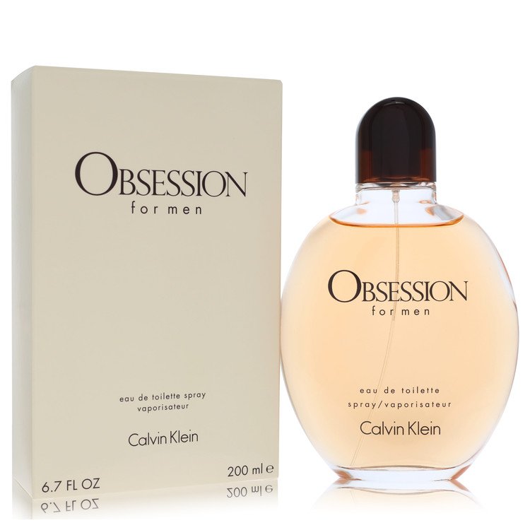 Obsession Eau De Toilette Spray By Calvin Klein for Men 6.7 oz