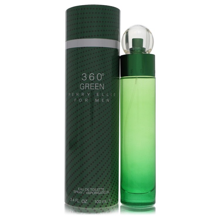 Perry Ellis 360 Green Eau De Toilette Spray By Perry Ellis for Men 3.4 oz
