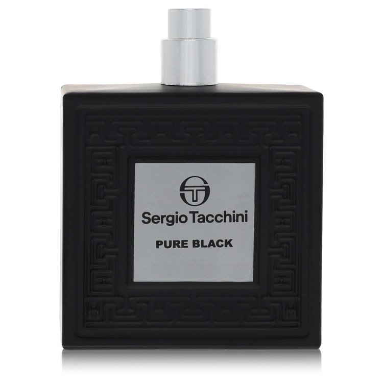 Sergio Tacchini Pure Black Eau De Toilette Spray (Tester) By Sergio Tacchini 3.4 oz for Men