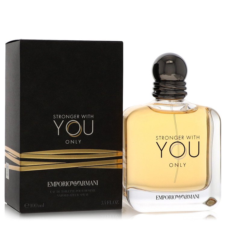 Stronger With You Only Cologne By Giorgio Armani Eau De Toilette Spray for Men 3.4 oz