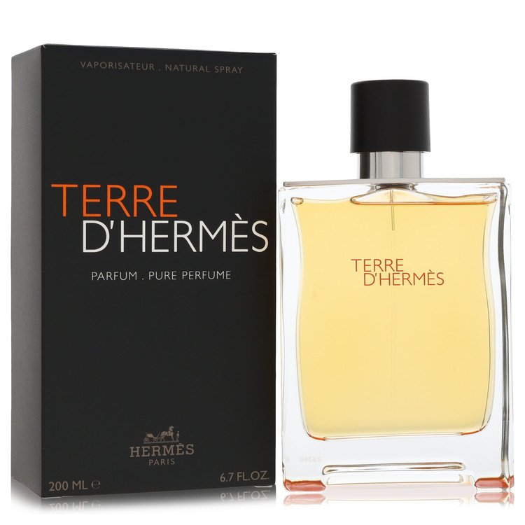 Terre D'hermes Pure Perfume Spray By Hermes for Men 6.7 oz