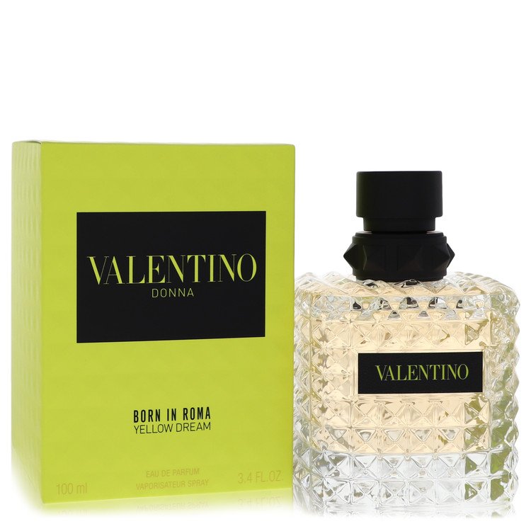Valentino Donna Born In Roma Yellow Dream Perfume By Valentino Eau De Parfum Spray for Women 3.4 oz