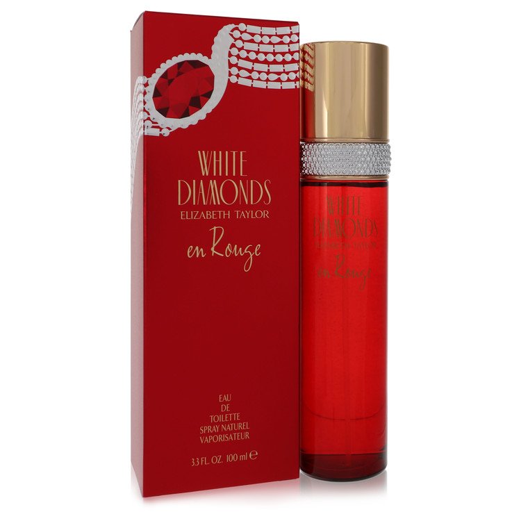 White Diamonds En Rouge Eau De Toilette Spray By Elizabeth Taylor for Women 3.3 oz