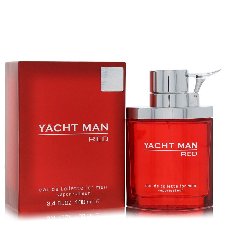 Yacht Man Red Eau De Toilette Spray By Myrurgia for Men 3.4 oz