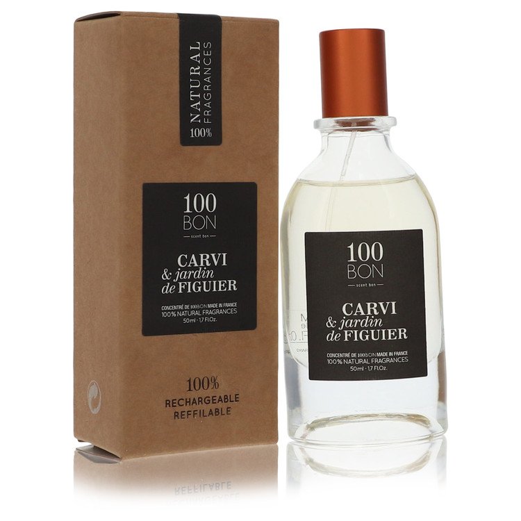 100 Bon Carvi & Jardin De Figuier Concentree De Parfum Spray (Unisex Refillable) By 100 Bon for Men 1.7 oz