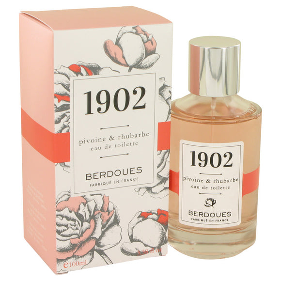 1902 Pivoine & Rhubarbe Perfume By Berdoues Eau De Toilette Spray for Women 3.38 oz