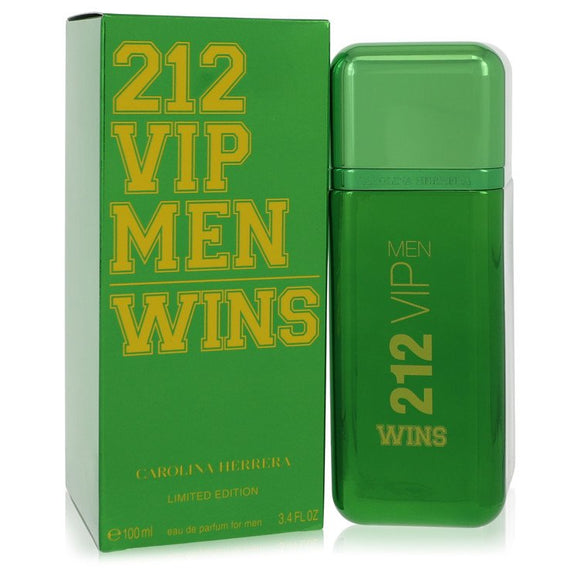 212 Vip Wins Eau De Parfum Spray (Limited Edition) By Carolina Herrera for Men 3.4 oz