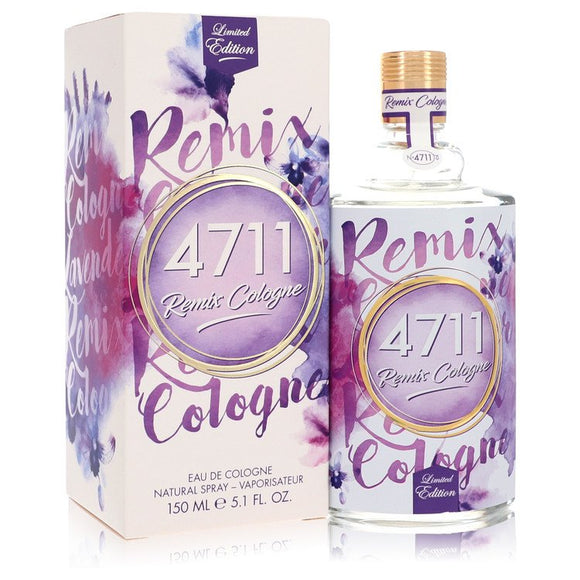 4711 Remix Lavender Eau De Cologne Spray (Unisex) By 4711 for Men 5.1 oz
