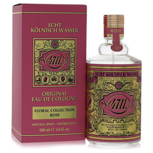 4711 Floral Collection Rose Eau De Cologne Spray (Unisex) By 4711 for Men 3.4 oz