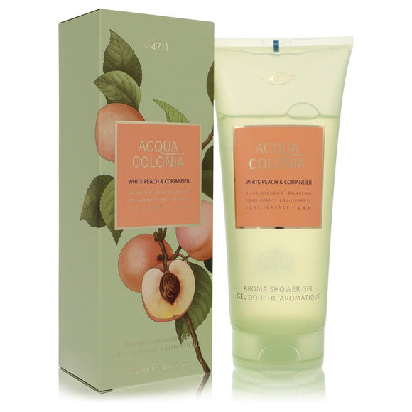 4711 Acqua Colonia White Peach & Coriander Shower Gel By 4711 for Women 6.8 oz