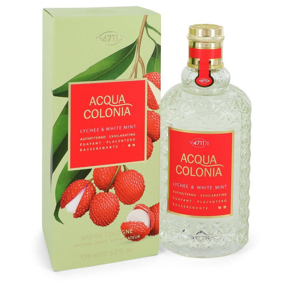 4711 Acqua Colonia Lychee & White Mint Eau De Cologne Spray (unisex) By 4711 for Women 5.7 oz