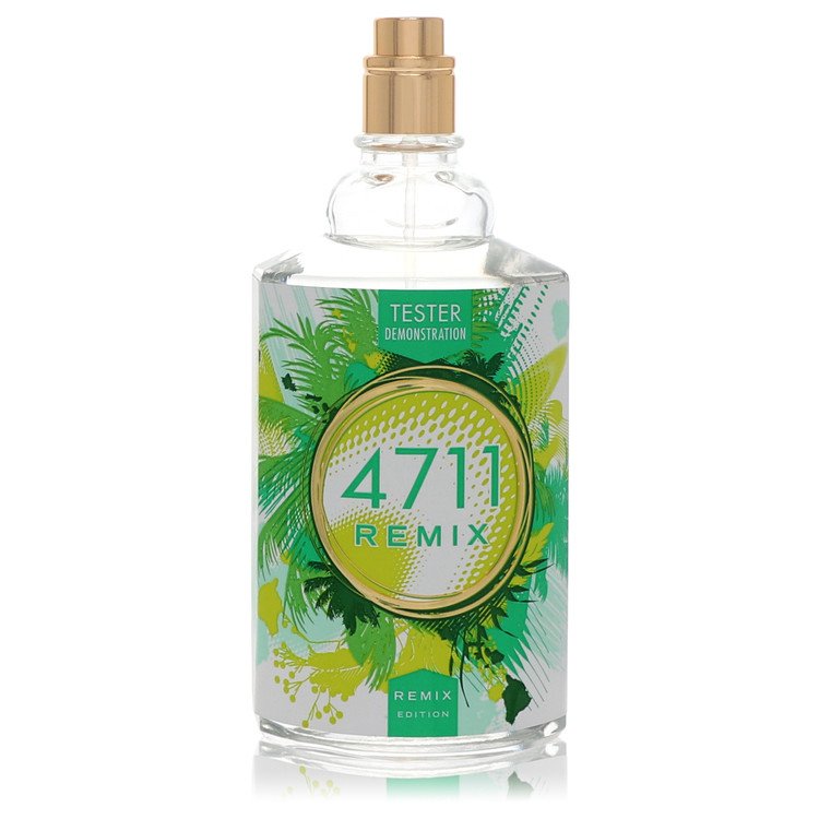 4711 Remix Green Oasis Eau De Cologne Spray (Unisex Tester) By 4711 for Men 3.4 oz