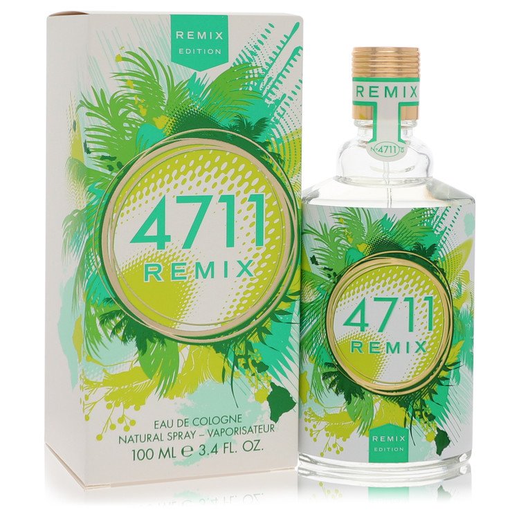 4711 Remix Green Oasis Cologne By 4711 Eau De Cologne Spray (Unisex) for Men 3.4 oz