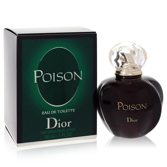 Poison Eau De Toilette Spray By Christian Dior for Women 1 oz