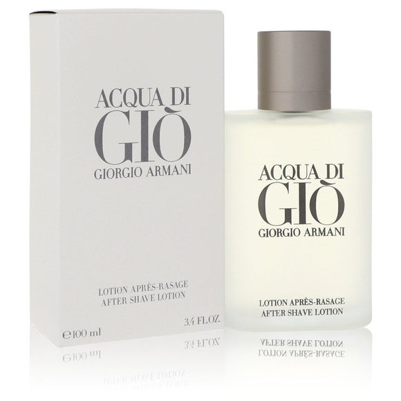 Acqua Di Gio After Shave Lotion By Giorgio Armani for Men 3.4 oz