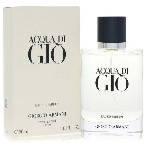Acqua Di Gio Eau De Parfum Spray By Giorgio Armani for Men 1.6 oz