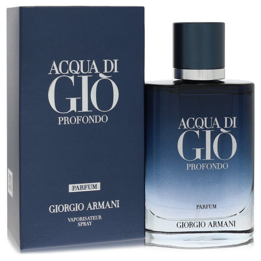 Acqua Di Gio Profondo Parfum Spray By Giorgio Armani for Men 1.6 oz
