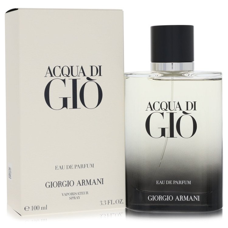 Acqua Di Gio Eau De Parfum Spray By Giorgio Armani for Men 3.3 oz
