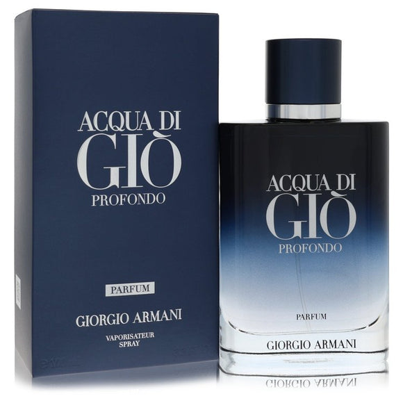 Acqua Di Gio Profondo Parfum Spray By Giorgio Armani for Men 3.3 oz