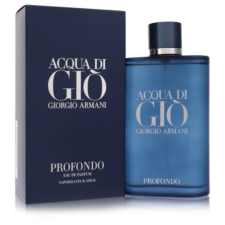 Acqua Di Gio Profondo Eau De Parfum Spray By Giorgio Armani for Men 6.7 oz