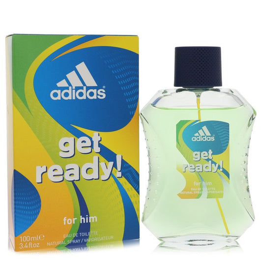 Adidas Get Ready Eau De Toilette Spray By Adidas for Men 3.4 oz