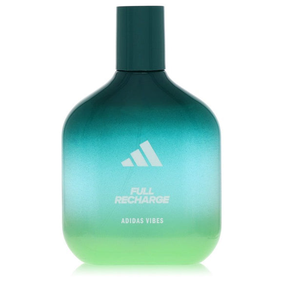 Adidas Vibes Full Recharge Eau De Parfum Spray (Tester) By Adidas for Men 3.3 oz