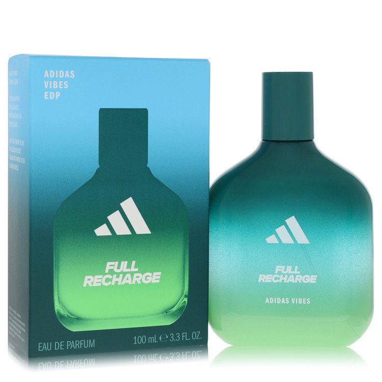 Adidas Vibes Full Recharge Eau De Parfum Spray By Adidas for Men 3.3 oz